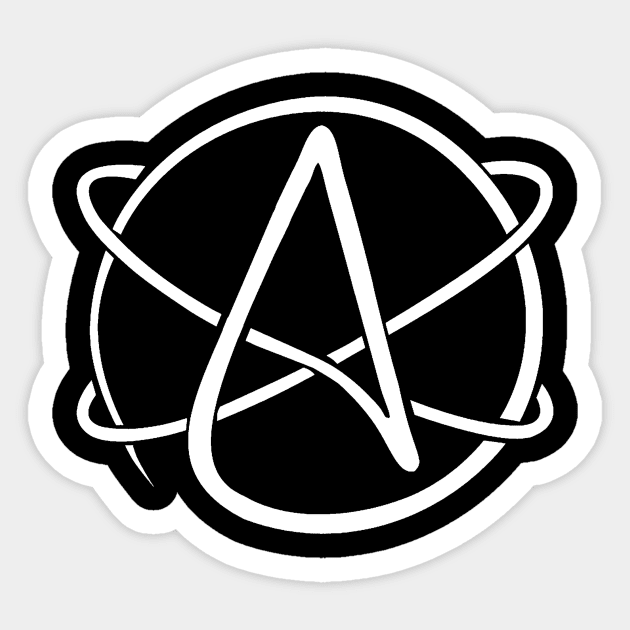 Atheist Sticker by Oolong